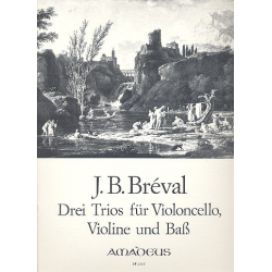 3 Trios op.39 - für Violoncello - Jean Baptiste Breval