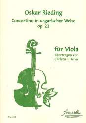 Concertino in ungarischer Weise op.21 - - Oskar Rieding
