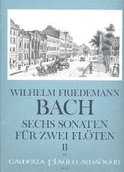 6 Sonaten Band 2 (Nr.4-6) - für 2 Flöten - Wilhelm Friedemann Bach
