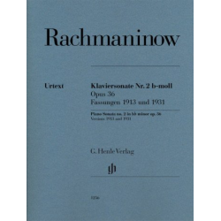 HN1256 Sonate b-Moll Nr.2 op.36 (Fassungen 1913 und 1931) - - Sergei Rachmaninov (Rachmaninoff)