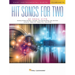 Hit Songs for two Clarinets - 22 Mega Hits - Diverse