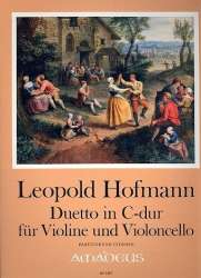 Duett C-Dur - für Violine und Violoncello - Leopold Hofmann