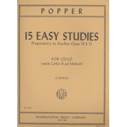 15 easy Studies in the first Position - David Popper