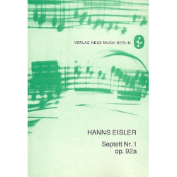Septett Nr.1 op.92a : für Fl, Fag, - Hanns Eisler