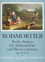 6 Suiten op.35 Band 1 (Nr.1-3) - - Joseph Bodin de Boismortier