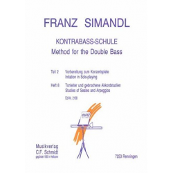 Schule Band 8 : für Kontrabaß - Franz Simandl