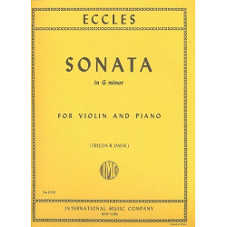 Sonata g minor : for violin and piano - Henry Eccles