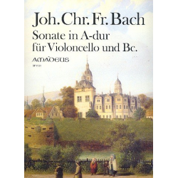 Sonate A-Dur - für Violoncello und Bc - Johann Christoph Friedrich Bach