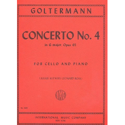 Concerto G major no.4 op.65 for cello and piano - Georg Goltermann