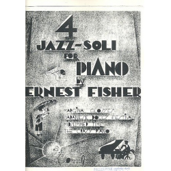 4 Jazz-Soli : für Klavier - Ernst Fischer