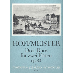 3 Duos op.30 - für 2 Flöten - Franz Anton Hoffmeister