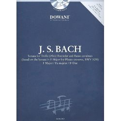 Sonate F-Dur BWV1035 (+CD) : - Johann Sebastian Bach
