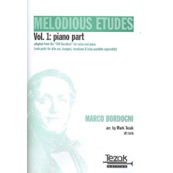 Melodious Etudes vol.1 : piano part - Marco Bordogni