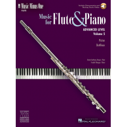 Advanced Flute Solos - Volume 5 - Music Minus One