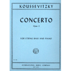 Concerto op.3 : for - Serge Koussevitzky