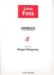 Capriccio for violoncello and piano - Lukas Foss / Arr. Gregor Piatigorsky