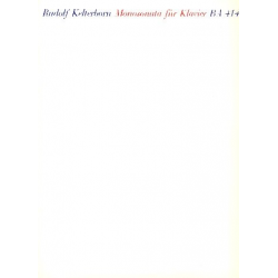 Monosonata : für Klavier - Rudolf Kelterborn