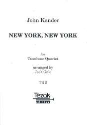 New York New York : für 4 Posaunen -John Kander