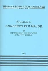 Concerto g major : - Anton Heberle