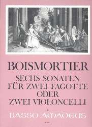 6 Sonaten op.14 - für 2 Fagotte - Joseph Bodin de Boismortier
