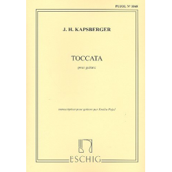 Toccata : pour guitare - Johann Hieronymus Kapsberger