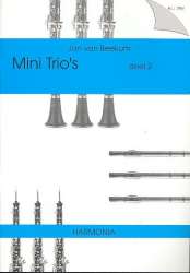 Mini trios vol.2 : for flutes - Jan van Beekum