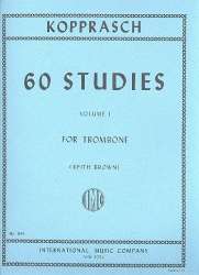 60 Studies vol.1 : for trombone -Carl Kopprasch