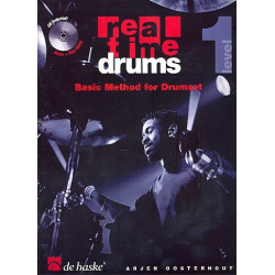 Real Time Drums vol.1 (+CD) : - Arjen Oosterhout