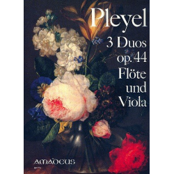 3 Duos op.44 - für Flöte und Viola - Ignaz Joseph Pleyel
