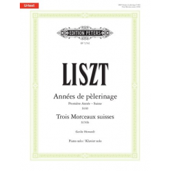 EP72782 Années de pèlerinage - première anné - Suisse - - Franz Liszt