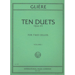 10 Duets op.65 vol.1 (nos.1-5) : - Reinhold Glière