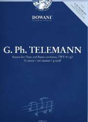 Sonate g-Moll TWV41:g3 (+CD) : - Georg Philipp Telemann
