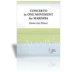 Concerto in one Movement for Marimba and Orchestra - Piano Reduction - Emma Lou Diemer