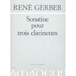 Sonatine a-moll für 3 Klarinetten - Rene Gerber