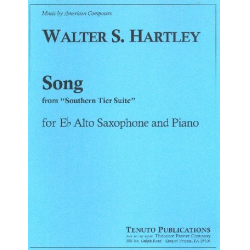 Song : for alto saxophone and piano - Walter S. Hartley