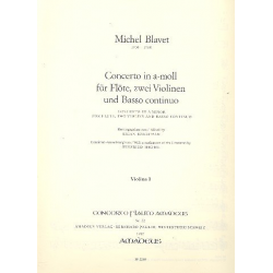 Concerto a-Moll - für Flöte, - Michel Blavet