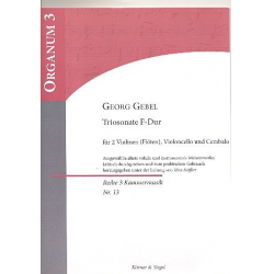 Sonate F-Dur - Georg Gebel  d.J.