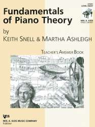 Fundamentals of Piano Theory, Level 8 Answer Book -Keith Snell / Arr.Martha Ashleigh