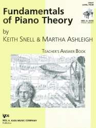 Fundamentals of Piano Theory, Level 4 Answer Book -Keith Snell / Arr.Martha Ashleigh