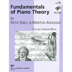 Fundamentals of Piano Theory, Level 1 Answer Book -Keith Snell / Arr.Martha Ashleigh
