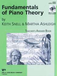 Fundamentals of Piano Theory, Level 3 Answer Book -Keith Snell / Arr.Martha Ashleigh