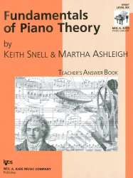 Fundamentals of Piano Theory, Level 6 Answer Book -Keith Snell / Arr.Martha Ashleigh