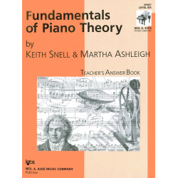 Fundamentals of Piano Theory, Level 6 Answer Book -Keith Snell / Arr.Martha Ashleigh