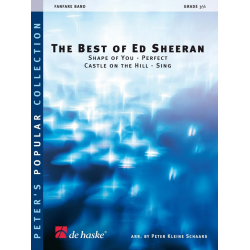 The Best of Ed Sheeran -Hans Zimmer / Arr.Peter Kleine Schaars