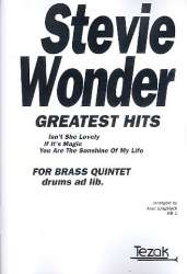 Stevie Wonder - Greatest Hits for Brass Quintet -Stevie Wonder / Arr.Axel Jungbluth
