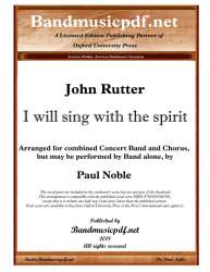 I will sing with the spirit - John Rutter / Arr. Paul Noble
