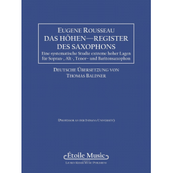 Saxophone High Tones - German Edition -Eugène Rousseau / Arr.Thomas Baldner