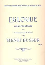 BUSSER : EGLOGUE OP63 - Henri Büsser