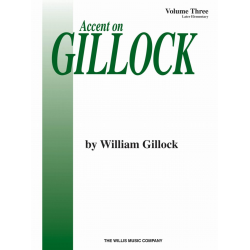 Accent On Gillock Volume 3 - William Gillock