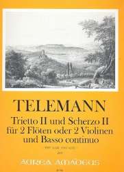 Trietto Nr.2 TWV42-D2  und  Scherzo Nr.2 - Georg Philipp Telemann